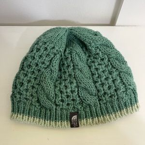 Blue/Green North face hat